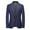 Navy, variant on BiZtdJrK Mens Big and Tall Solid Suit Jacket Fall Winter Fashion Notched Lapel Blazers Slim Fit 1 Button Sport Coat Lightweight Business Jackets Sales Today Clearance Women Black XXXXL