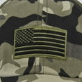 thumbnail image 5 of American Flag Camouflage Baseball Cap Women Men Patriotic Camo Sun Protection Adjustable Outdoor Sport Hat for Unisex, 5 of 5