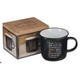 thumbnail image 4 of Christian Art Gifts Ceramic Camp Style Coffee & Tea Mug for Men & Women: Lord Bless You and Keep You - Numbers 6:24-26 Inspirational Bible Verse, Matted Large Beverage Cup, Black & Gold, 13 fl. oz., 4 of 4