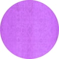 thumbnail image 1 of Ahgly Company Indoor Round Oriental Purple Industrial Area Rugs, 8' Round, 1 of 4