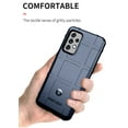 thumbnail image 4 of Case for Galaxy A52 5G, Nakedcellphone [Navy Blue] Special Ops Tactical Armor Rugged Shield Flexible Cover [Anti-Fingerprint, Matte Texture] for Samsung Galaxy A52 5G Phone, 4 of 8