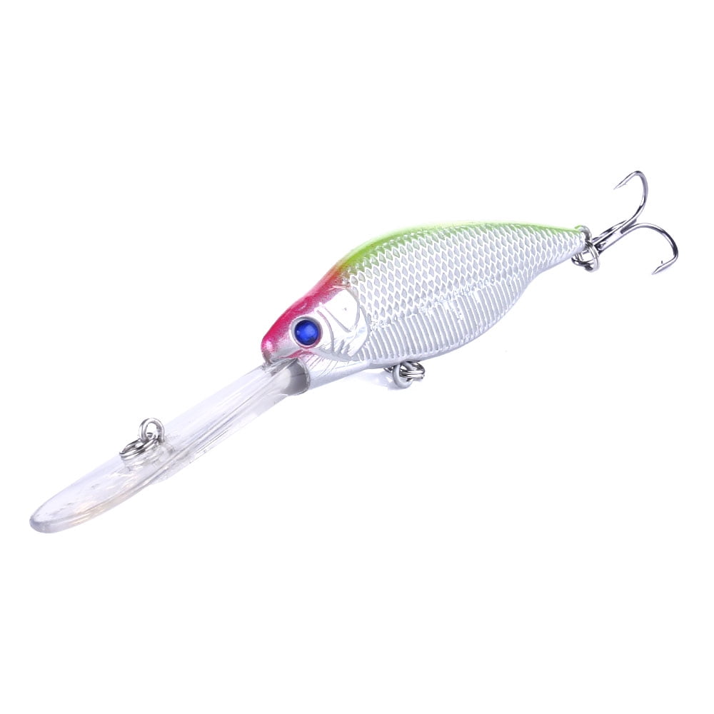 HENGJIA Fishing Deep Diving Fishing Lures Swimbait Large Sinking Minnow Lure Freshwater Jerkbait Lure 8Pcs/kit