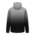 thumbnail image 5 of SwiftWear Hoodies for Men Casual Fashion Pocket Gradient Color Pullover Long Sleeve Tops Hooded Sweatshirt, Dark Gray XXXL, 5 of 6