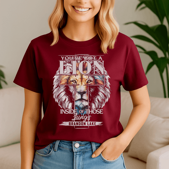 Let Your Lion Out Brandon Lake Merch Praise Jesus Shirt, Jesus Shirt, Easter Shirt, Christian Easter TShirt,He Has Rizzen Tee