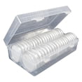 thumbnail image 4 of 50 Piezas Caja Organizadora de Medallas Soporte Cápsulas Almacenador para Monedas Exhibidor Protector Material PP Transparente Adecuado para Ceremonias Regalos Empresas Exposiciones Negocios, 4 of 6