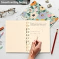 thumbnail image 4 of FORMRS 1-Subject Spiral Notebook 8" x 5" College Ruled 60 Refillable Sheet A5 Hard Cover, 2 Pack, Floral Pattern, 4 of 7