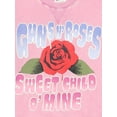 thumbnail image 3 of Guns N’ Roses Toddler Girls Washed Crewneck Graphic Top and Shorts Set, 2-Piece, Sizes 12M-5T, 3 of 8