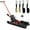 Black+Red#2, variant on Hydraulic 6 Ton H-Frame Garage Floor Adjustable Shop Press with Plates, 6T,red,