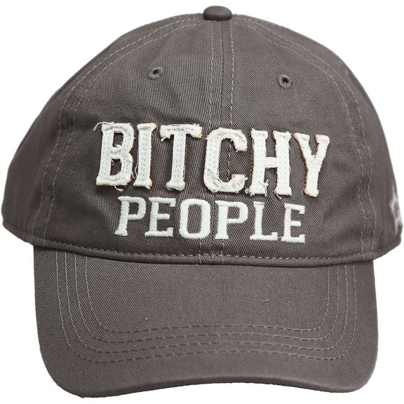 Bitchy People - Dark Gray Adjustable Hat