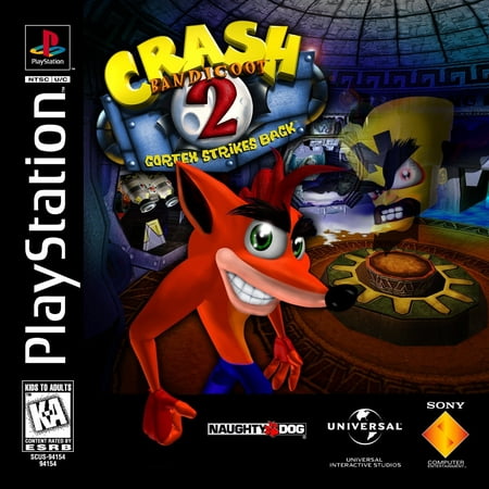 Crash Bandicoot 2 Cortex Strikes Back - Playstation PS1 (Best Crash Bandicoot Game Ps1)