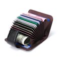 thumbnail image 5 of Genuine Leather Women's Multi-Card Organ Card Holder RFID Card Holder Advertising Gift Customized Logo Credit Card Case, 5 of 5