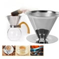 thumbnail image 3 of Taza De Filtro De Malla Inoxidable, Gotero De Acero Para Verter Sobre Café, 1 Ud., 3 of 7