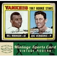 thumbnail image 2 of 1967 Topps Yankees 1967 Rookie Stars (Bill Robinson / Joe Verbanic) #442 RC, 2 of 3