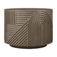 thumbnail image 2 of Seasonal Living Provenance Signature FRP Wood Round Drum Table in Energy Brown, 2 of 8