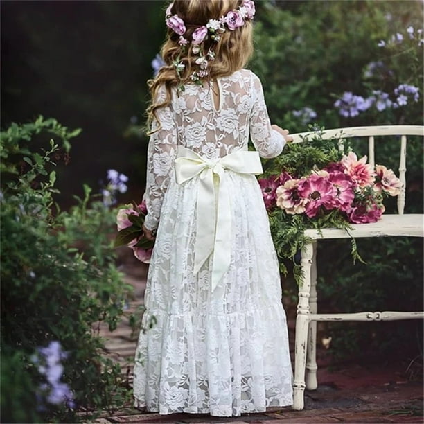 2025 Children's Lace Dress Princess Corduroy DressDress Tie Belt s
