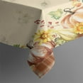 thumbnail image 3 of Fall Autumn Pumpkins Table Cloth,Wrinkle Resistant Table Cover with Polyester,Waterproof Reusable Tablecloths for Weeding Birthday Tea Party Decorations (Rectangle,60x84inch), 3 of 5