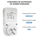 thumbnail image 2 of Protector Voltaje  Bloosom Refrigerador Lavadora Electrodomésticos Blanco, 2 of 4