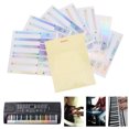 thumbnail image 4 of Piano Keys Label, Piano Sticker 4.9 X 0.3 X 0.6 Inch Self-Adhesive  For Learning Piano Gradient, 4 of 8