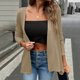 thumbnail image 1 of Sudaderas con capucha para mujer,Cárdigan informal de manga larga para mujer, corte holgado, cuello redondo, mezcla de poliéster y elastano, largo regular para uso diario, sopatenor, 1 of 8