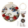thumbnail image 1 of TIELUTT Complete Embroidery for Beginners with Patterns Needles and Knitting Books Sweaters Knitting Yarn Knitting Yarn Holder Circular Knitting Needles Interchangeable Circular Knitting Needles Size, 1 of 6