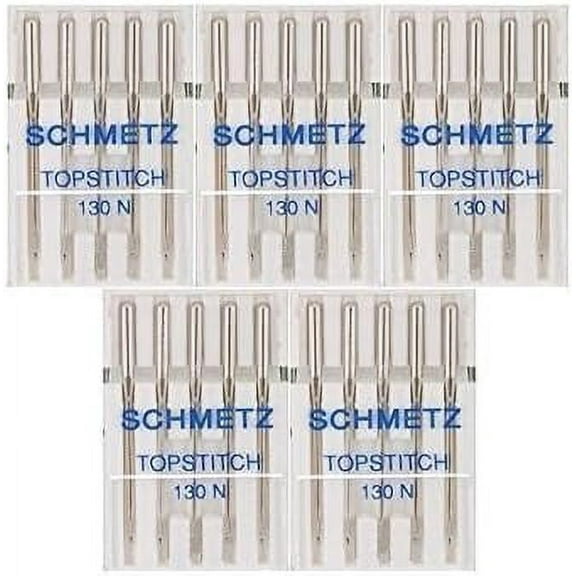 Teamwork SCHMETZ 25 Topstitch Sewing Machine Needles 130 N Size 90/14
