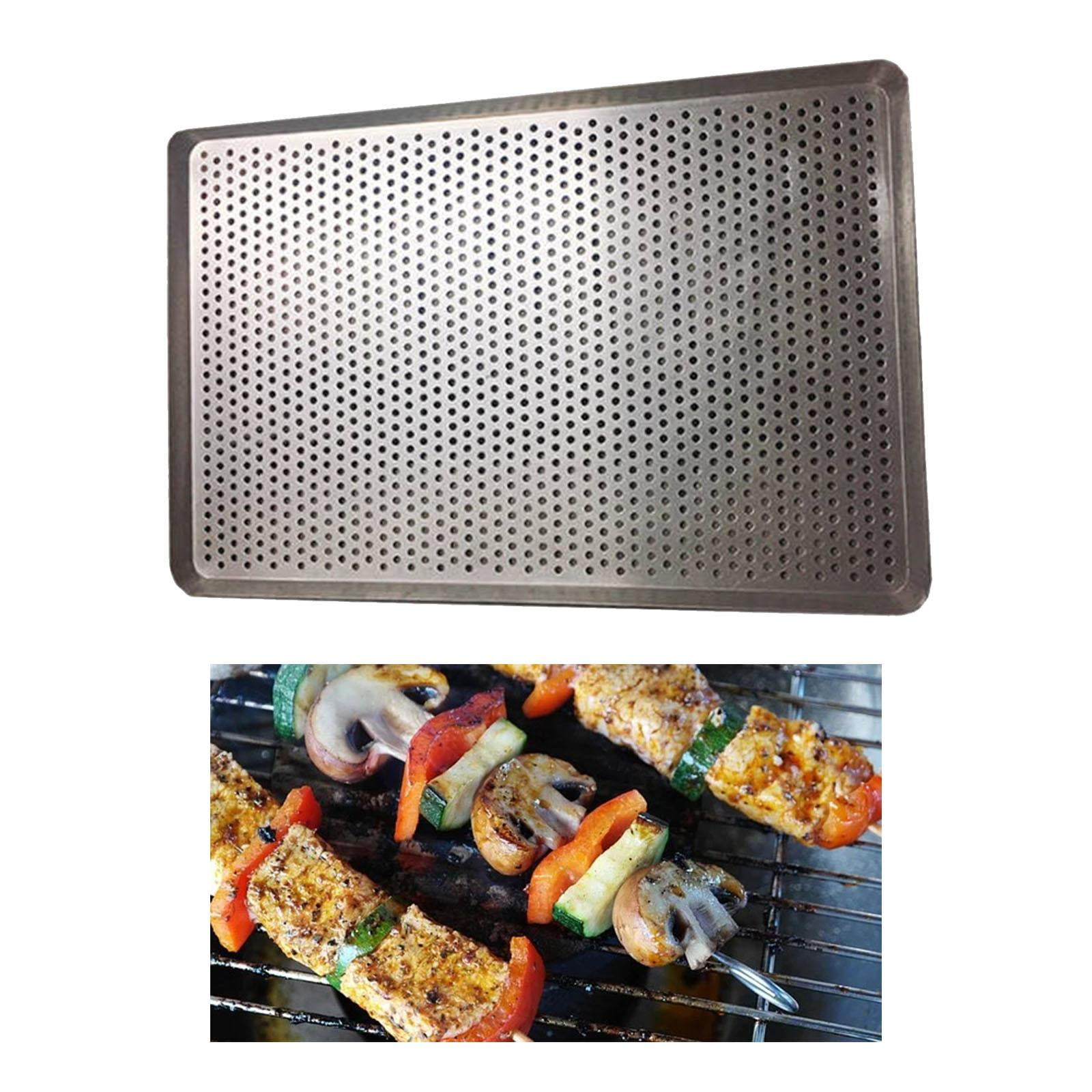 Tongina Pastry Baking Pan Kitchen Bakeware Cookie Pan Pastry Baking Sheet Perforated Baking Pan for Commercial Party Dessert Roasting