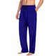 thumbnail image 2 of Pantalones de pijama largos para hombre, informales, con estampado a cuadros, holgados, deportivos, elásticos, rectos, vintage, con bolsillos, 2 of 6