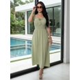 thumbnail image 2 of Vestido Maxi Off Shoulder para Mujer, Estilo Romántico y Súper Cómodo, 2 of 5