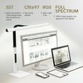 thumbnail image 3 of STERREN Eye-Care Reading Desk lamp, 750LM Bright Table Light Lamp for Home Office, Architect Desk Lamps with Base, Modern Small Computer Light, Head Lamp for Monitor Workbench Study Gaming, 3 of 9