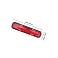 thumbnail image 4 of UPOUART 10Pcs Safety Red Reflector Plastic Oval Driveway Reflector Visibility Enhancement, 4 of 8