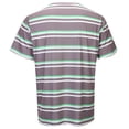 thumbnail image 4 of JAJAHO T Shirts For Men Short Sleeve Striped Summer Top Color Block Crewneck Classic Tee Shirt Relaxed Fit Daily Wear Stylish Tops, 4 of 8