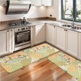 thumbnail image 3 of Kitchen Rugs Sets Of 2,Pioneer Flower Floral Print Pattern Anti Fatigue Kitchen Mat Rugs Non Slip Washable,Decorative Kitchen Floor Mats for Kitchen,Sink,Laundry,17"X47", 3 of 5
