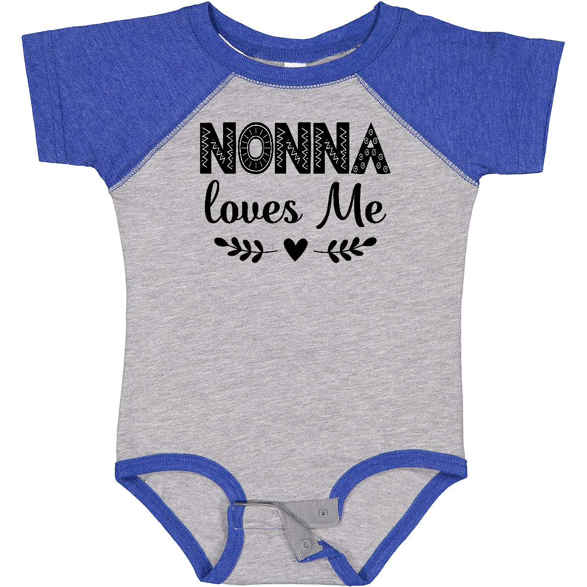 Inktastic Nonna Baby Clothes Grandchild Girls Baby Bodysuit