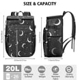thumbnail image 3 of Sun and Moon Solar Eclipse Backpack Cooler – Leakproof Insulated Lunch Bag with Ethereal Celestial Map Pattern for Hiking & Travel, 3 of 5