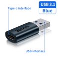 thumbnail image 1 of Baseus USB C Adaptador OTG Tipo C a USB Adaptador Tipo-C Cable adaptador OTG para Macbook Pro Air Samsung S20 S10 USB OTG Tan Jianjun unisex, 1 of 2