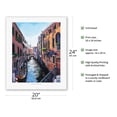 thumbnail image 2 of Garccio Venice - Narrow Venetian Canal - From an Original Color Painting by Scott Westmoreland - Fine Art Rolled Canvas Print 16in x 20in, 2 of 4