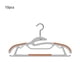 thumbnail image 2 of Perchas antideslizantes de plástico en pack de 10 | Hombros sin corredera, organización de armarios que ahorran espacio | Multicolor gris negro naranja azul marino | Gancho pequeño impermeable, 2 of 6