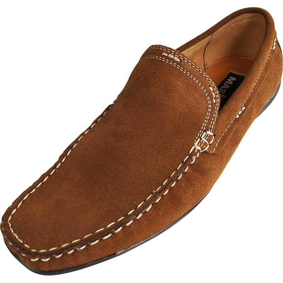 Masimo - Mens Slip On Casual Dress Suede Driving Moccasin - Driver Mocs