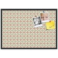 thumbnail image 2 of PinPix 40x28 Custom Cork Bulletin Board  Poster Board Has a Fabric Style Canvas Finish, Framed in Abstract Pattern, by ArtToFrames (PinPix-558), 2 of 5
