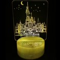 thumbnail image 4 of shiyou-3D Castle Night Light, Illusion Table Lamp with 16 Colors Remote Control Touch Lamp LED USB Night Light Desk Lamps Room Decorations Home Decor Holiday Gifts Birthday Gifts, 4 of 4