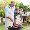 thumbnail image 5 of Pug Dogs with Pioneer Flower Kids Aprons for Girls and Boys,Adjustable Neck Strap Toddler Aprons for Kids Cooking Baking, 5 of 7