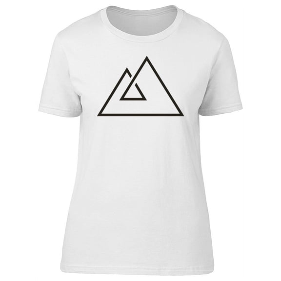 Triangles As Mountains T-Shirt Women -Image by Shutterstock, Female Medium