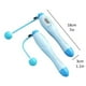 thumbnail image 5 of 2 pares de cuerdas de saltar ajustables, conteo digital electrónico para adultos y niños. Azul Negro Gris, 5 of 9