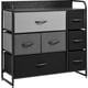thumbnail image 1 of Mueble Buró Organizador Comoda Metal 7 Cajoneras Tela Negra Houzer, 1 of 7