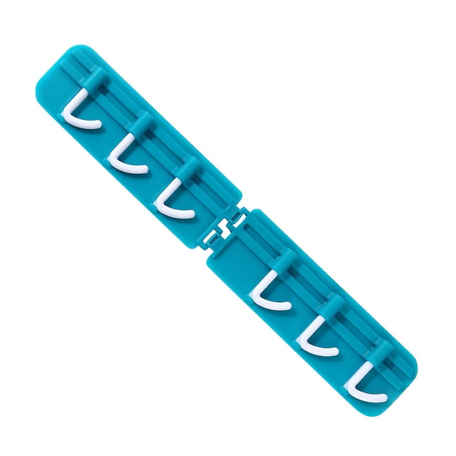 Bewildely Colgador de almacenamiento Dido, gancho de pared de de plástico, soporte de almacenamiento plegable adhesivo para cocina y baño Cocina y Comedor