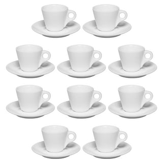 Corrigan Studio® Christmas Gift Choice: Espresso Cups And Saucers Set Of 4.  Small 4 Ounce Stackable Espresso Cups With Rack. Stacking Espresso Coffee  Cup Of 4. Matte Black W/ Colored Interior, 4 Oz