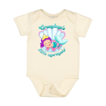 

Inktastic Grandma s Little Mermaid Gift Baby Girl Bodysuit