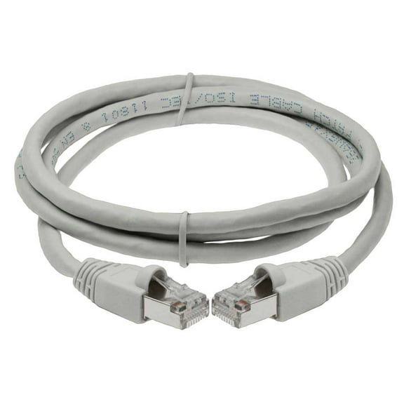 SF Cable 5ft Cat6A Shielded (STP) Ethernet Network Cable - Gray
