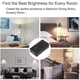 thumbnail image 4 of Foot Dimmer Switch Full Range Inline Slide Control Switch for Floor Light LED Lamp Incandescent Bulb 100V-120V EU-PlugBlack SZRH A-M, 4 of 4