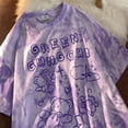 thumbnail image 1 of Verano nuevo estilo marea nacional estampado completo oso de dibujos animados Kawaii camiseta de manga corta mujer Retro suelta Harajuku Casual de gran tamaño Tan Jianjun unisex, 1 of 2